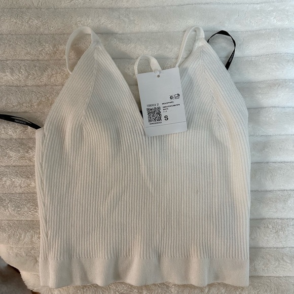 white f21 crop top - Picture 2 of 2